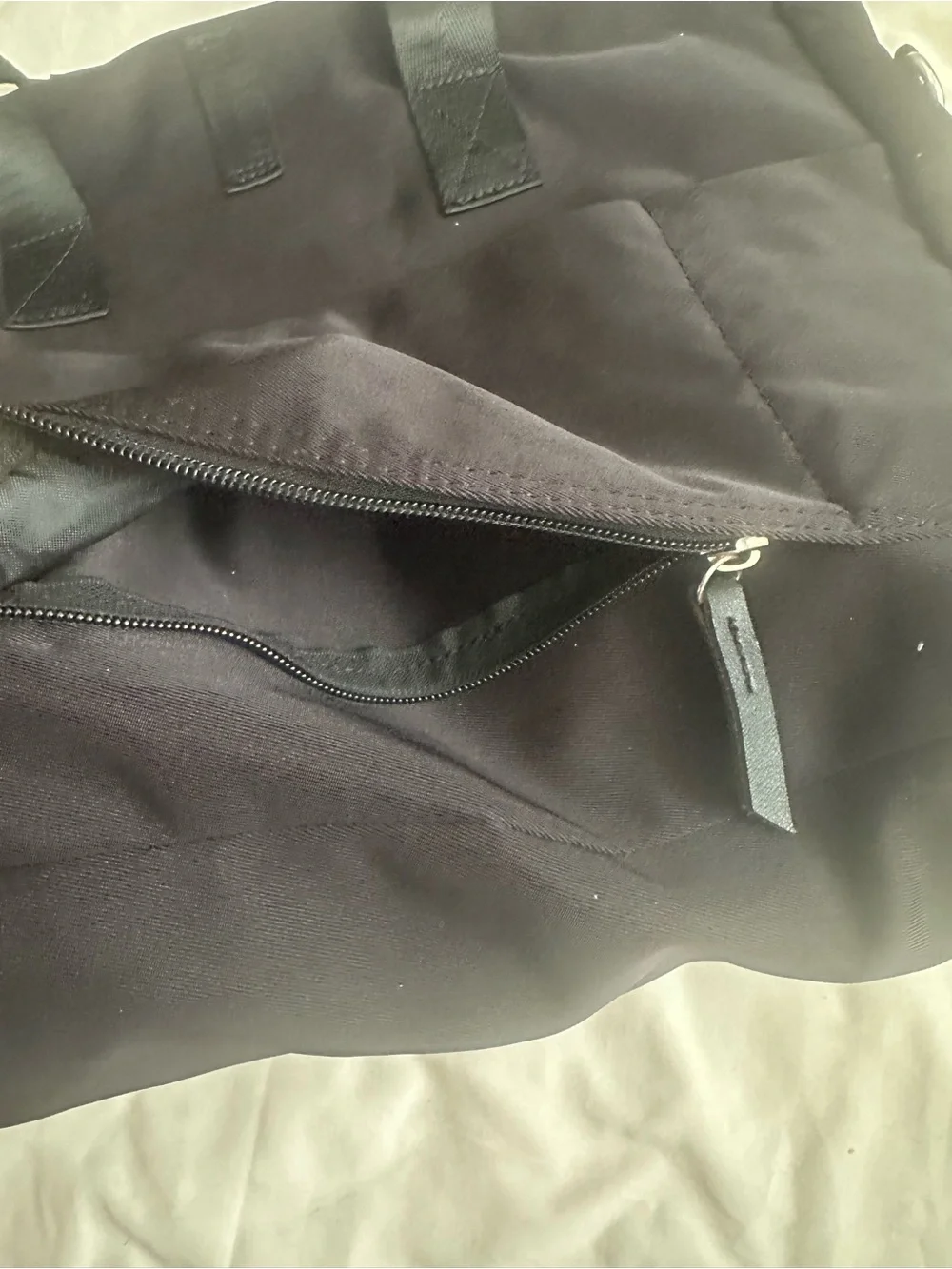 Black Men's Messenger Bag with Adjustable Strap